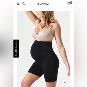 Blanqi maternity belly support shorts